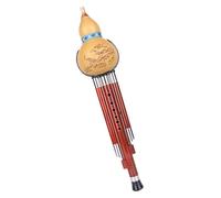 Strumenti di legno Strumenti nazionali Flauto Hulusi Esecuzione Flauto di zucca Hulusi a tre toni Strumento for principianti Flauto di zucca professionale for adulti con custodia(Ckey)