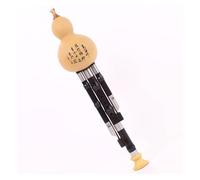 Strumenti di legno Strumenti nazionali Flauto Hulusi Zucca naturale Tubo sonoro in ebano Flauto di cucurbita Strumento musicale professionale for suonare la zucca(F key)