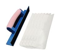 Strumenti di levigatura | Levigatrice manuale autoadesiva per dettagli, gadget portatile con 50 fogli di carta vetrata, strumento portatile leggero per principianti, lavori artistici in legno per la