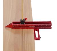 Strumenti di Marcatura Scriber - Righello di Misurazione con Base Magnetica | Per Telai Con Righello Di Tracciatura E Misura,per Falegnameria Cartongessi Carta da Parati Moquette Layout