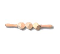 Strumenti di massaggio in legno professionali Rullo per il corpo a cubo Manuale Rilassamento Muscolare Stick Cup Foam Body Roller per Muscolo