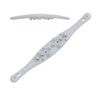 Strumenti di massaggio per la modellatura del corpo, bastone del rullo guasha | strumenti guasha per la gamba posteriore | strumenti per bastone da massaggio alla schiena guasha della palla d'acciaio
