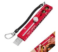 Strumenti Di Misura Per Lavorazione Legno - Orizzontale Magnetica - Righello Robusto con Metrica e Imperiale - Per Tracciatura Misurazione Marcatura E Taglio Da Falegname