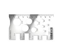 Strumenti di misurazione filettati in acciaio inox stabili per identificare gli stati della vite metrica e indicatori di misura della punta del trapano per manutenzione industriale