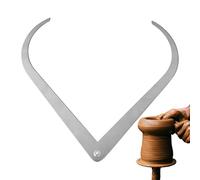 Strumenti di misurazione in ceramica per i vasai | Utensili in ceramica e ceramica ad angolo - in acciaio antiscivolo per modellare taglio per lezioni di ceramica e scultura