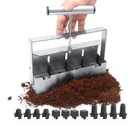 Strumenti di piantagione | Utensili antiscivolo per il giardinaggio e la semina - di terra per l'inizio della semina | Per giardino cortile balcone terrazza prato insalata e