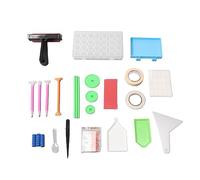 Strumenti di Pittura Rinestone Kit Set di Penne per Trapano a Punta Multifunzione Professionale con Custodia e Rullo per Artigianato Fai-te Che Creano Scena
