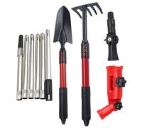 Strumenti Di Pulizia Dei Tetti - Telescopico Con Rastrelli E Pale Per Un Efficace Drenaggio Del Tetto | Robusto Set Di Pulizia Per Area Esterna Della Casa, Facile Pulizia Di Grondaie, Grondaie