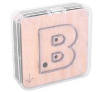 Strumenti di punzonatura artigiani in pelle Yiziseccce, per lettera di capitale, punzone del buco fai -da -te, stampo di taglio stampo, lavoro in pelle professionale, set di (B)