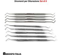 Strumenti di Restauro Dentale Otturazione Amalgama Brunitore Plugger Composito
