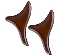 Strumenti di riflessologia 2 pezzi strumento di massaggio del piede triangolare in legno massaggiatore del piede della gamba del polpaccio della vita mano