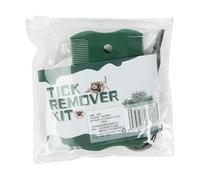 Strumenti di rimozione del tick dog | Set di pulsanti per pulci per animali domestici | Kit multifunzionale di pulci ergonomiche e rimozione delle zecche per cani, gatti e famiglia multi-pet