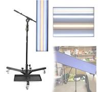 Strumenti di Riparazione di Ammaccature Senza Vernice con Supporto Girevole E Regolabile, Luce di Controllo di Riparazione di Ammaccature per Auto Scheda di Linea A LED per La Rimozione di