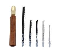Strumenti Di Riparazione Per Chitarra Set Di Seghe A Mano Con Manico In Legno D'acero Lama Esagonale Per Chitarra Strumenti Per Liutai