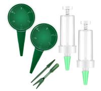 Strumenti di semina, Set di piattino, succhiatore per le mani (set di 6 serie): piantatrici regolabili a mano, piattini, set di fiori, legno di piante e spade per il giardino