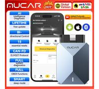 Strumenti diagnostici MUCAR BT200 MAX Tutti i sistemi Scanner AI OBD2 Aggiornamento gratuito a vita CAN FD Scanner diagnostico Mucar bidirezionale BT200 MAX
