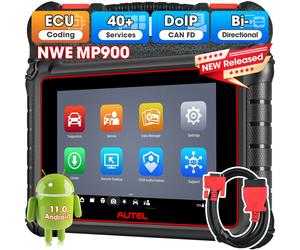 Strumenti diagnostici per auto Autel MaxiPRO MP900 MP900E, codifica ECU, scanner OBD2, CAN FD/DoIP, scansione pre e post-trattamento, versione aggiornata di MP808BTPro MK900