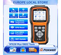Strumenti diagnostici per auto FOXWELL NT630 Plus OBD2, test bidirezionale, SRS, ABS, spurgo, SAS, olio, reset EPB, scanner automobilistico OBD2