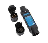Strumenti diagnostici per circuiti di cablaggio luci e connettori per rimorchi (tester per rimorchi a 7 pin + 2 convertitori da 7