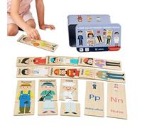 Strumenti educativi divertenti per adulti | Set in legno per adolescenti, giovani, casa, viaggi, scuole e asili