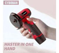 Strumenti elettrici BOBAN, Grinder micro a 12V, Macchina per lucidare al litio ricaricabile, Rimozione di ricci, taglio, lucidatura, multifunzionale, basso rumore, capacità di 2,0 Ah di litio. Il nuov