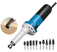 Strumenti Elettrici per Intaglio del Legno 750W Scalpello Elettrico per Legno con Set di Frese Rotanti 1/4 6Mm per La Lavorazione del Legno Fai da Te 220V Dft