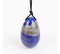 Strumenti for esercizi Kegel Sfera for massaggio al quarzo di cristallo di di lapislazzuli naturale Yoni, regalo 45x30 mm raccolta domiciliare(Color:40x25 Mm)