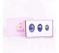 Strumenti for esercizi Kegel Sfera for massaggio al quarzo di cristallo di di lapislazzuli naturale Yoni, regalo 45x30 mm raccolta domiciliare(Color:3 Pcs Gift Box)