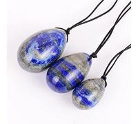Strumenti for esercizi Kegel Sfera for massaggio al quarzo di cristallo di di lapislazzuli naturale Yoni, regalo 45x30 mm raccolta domiciliare(Color:Only 3 Pcs)