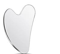 Strumenti for il viso Gua Sha Strumento for massaggio Gua Sha in acciaio inossidabile for il viso come massaggiatore for il viso o strumento for la cura della pelle 1 pezzo