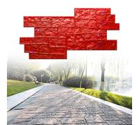 Strumenti for la stampa di texture pietra senza soluzione continuità, su pavimentazioni in cemento for patio, percorsi pedonali e vialetti da giardino(Style 2)