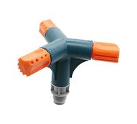 Strumenti for l'irrigazione da giardinaggio Irrigatore rotante in plastica a tre bracci con filettatura maschio da 1/2" Irrigazione del prato agricolo Ugello for irrigatore rotante a 360 gradi 20 pezz