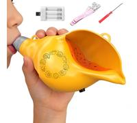 Strumenti giocattolo - Set di 54 strumenti a fiato con effetti sonori, giocattolo dal design a conchiglia con doppia modalità, versi di animali e filastrocche | Per lo sviluppo 'udito degli