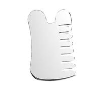 Strumenti Gua Sha, Strumento Massaggiatore In Acciaio Inossidabile, Per Raschietto Per Massaggio Viso Cura Della Pelle Del Viso Pettine Per Massaggio Alla Testa Bellezza Cura Della Pelle Guasha Board,Concavo