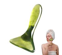 Strumenti Guasha per viso e corpo, Strumento viso Guasha, Strumenti per la cura della pelle Guasha Wand Lifting, Massaggiatore Guasha con olio per scultore completo per il massaggio in resina naturale