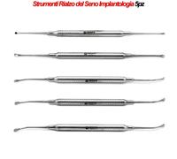 Strumenti Implantologia Dentale Rialzo del Seno Mascellare Scollaperiostio Set 5