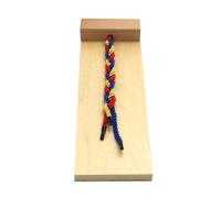 Strumenti interattivi per la tessitura della treccia in legno a 3 colori