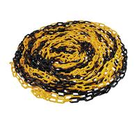 Strumenti Laser Catena In Plastica 6Mm 25M (Nero/Giallo) 61238