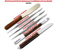 Strumenti Modellazione Dentale Spatola Gesso Coltello Intagliatore Cera Cemento