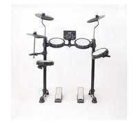 Strumenti Musicali A Percussione Professionali Set Di Batteria Elettronica Portatile Con 4 Tamburi 3 Piatti Batteria Elettronica Kit (Color : A)