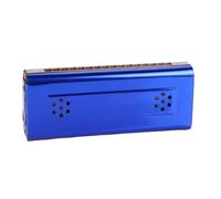Strumenti musicali Armonica Armonica bicolore Vibrazione Principiante o amatore Tremolo bifacciale(Blue)