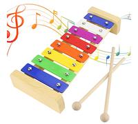 Strumenti Musicali Bambini Xilofono Scuola Elementare Xilofono Glockenspiel Professionale Con Bacchette Xilofoni Strumento Musicale Giocattolo Xylophone Bambino Glokenspiel per 1 2 3 4 Anno e Oltre