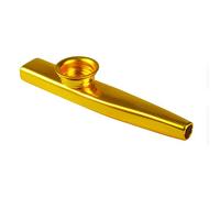 Strumenti musicali Kazoo in metallo buon compagno per un ukulele di Chitarra, per gli amanti della musica per bambini, colore oro durevole e praticoDurabilità