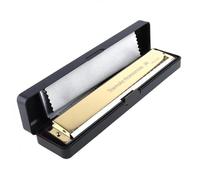 Strumenti Musicali Per Armonica A Bocca Per Arpa, Tono Tremolo, Armonica A 24 Fori In Titanio Oro 8 Carati