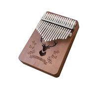 Strumenti musicali per pianoforte Kalimba a 17 tasti per principianti adulti o professionisti(Brown)