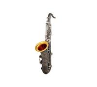 Strumenti Musicali Sassofono Tenore Bb Tone Black Nickel Silver Key Sax Con Custodia Bocchino (Color : 01)