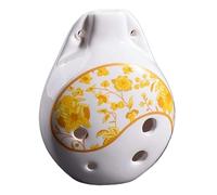 strumenti musicali, strumenti di melodia, Ocarina, strumento ocarina, Cerami cinese Ocarina of Time Mini strumento musicale giocattolo smaltato Flauto alto a 6 fori Regalo tascabile for principianti F