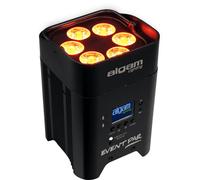 Algam Lighting EVENTPAR Par a Batteria a 6LED RGBWA+UV 12W con DMX /DMX wireless