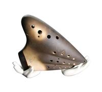 Strumenti Ocarina Tripla Ocarine In Ceramica A 12 Fori Strumenti Musicali Professionali Offre Accessori (Color : AG)