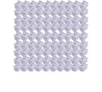 Strumenti per auto Interruttore a pulsante a 2 pin SPST 6A 250 V NO/Off Interruttore a bilanciere per motocicletta domestica Piccolo portatile Interruttore Accensione Avviamento(White -100pcs)